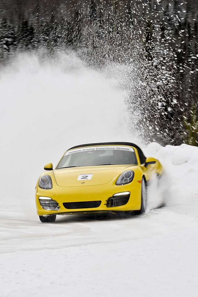 Yellow Porsche Wallpaper