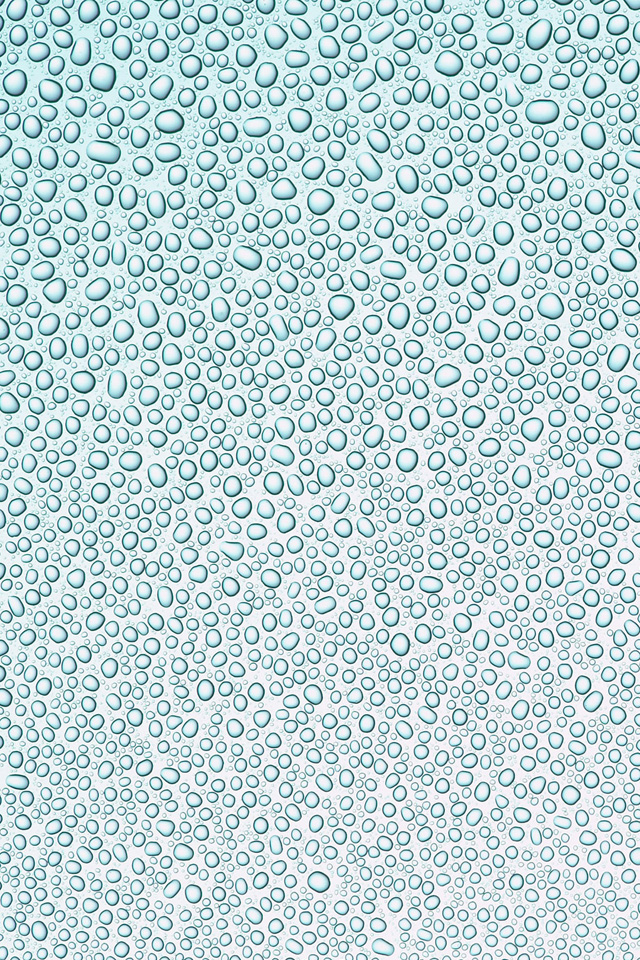 Blue Waterdrops Wallpaper