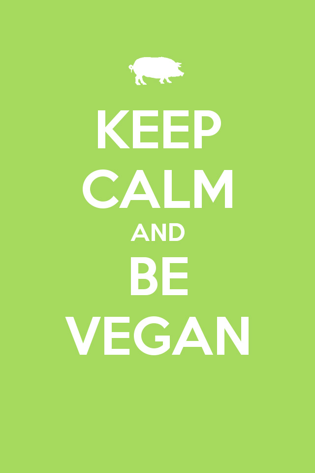 Keep Calm Vegan Wallpaper