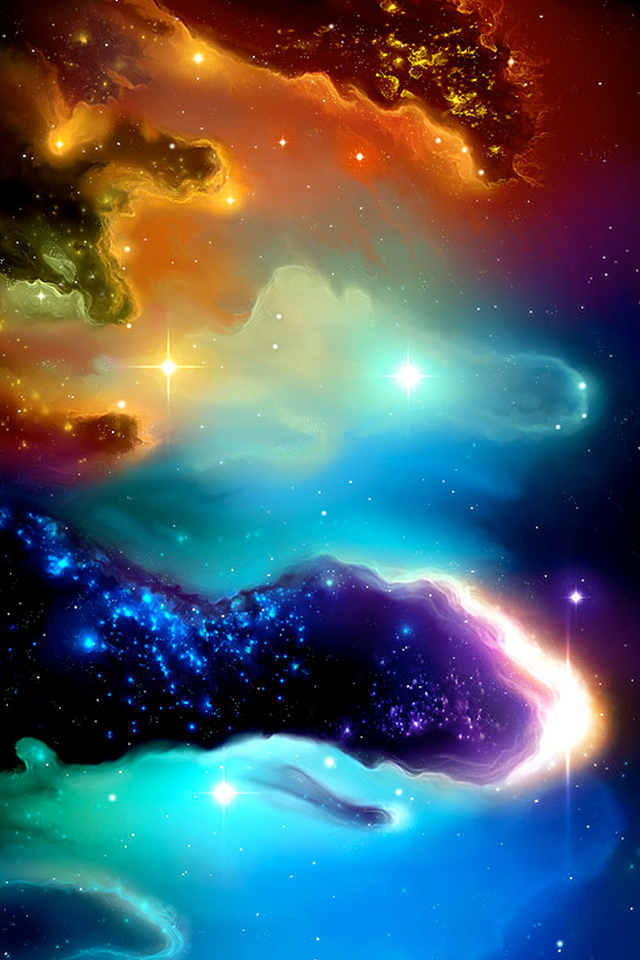 Rainbow Nebula Wallpaper