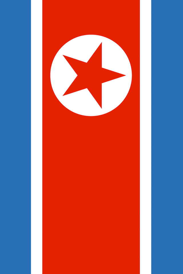 North Korea Flag Wallpaper