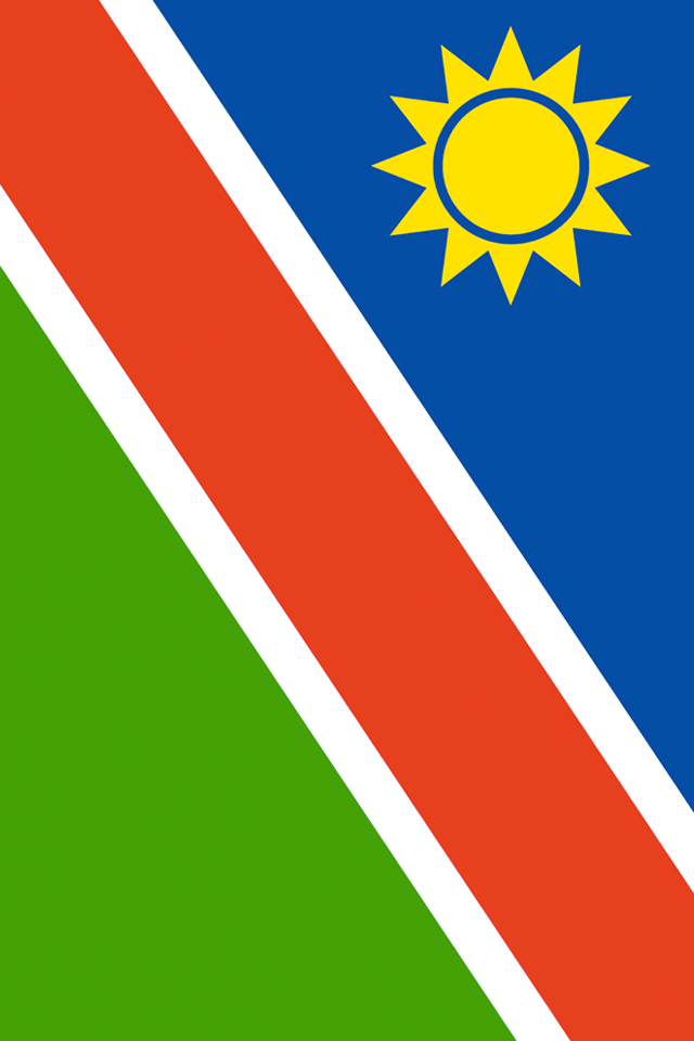Namibia Flag Wallpaper