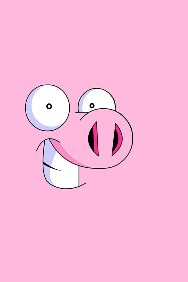 Pink Piggy Wallpaper