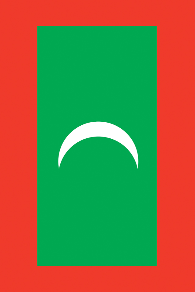 Maldives Flag Wallpaper
