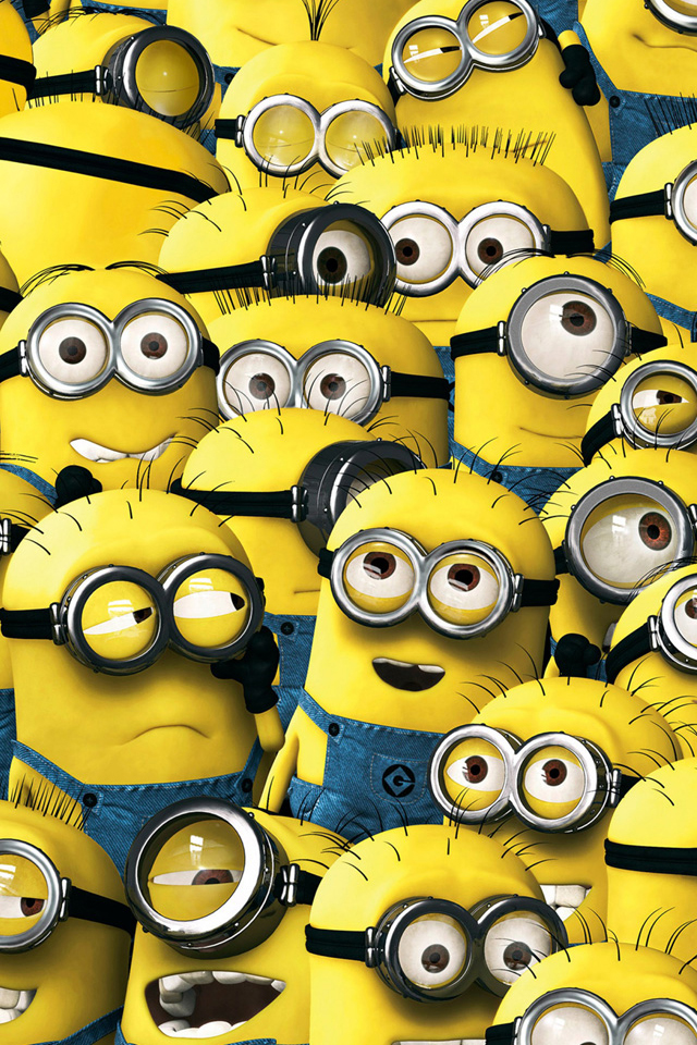 Minions Pattern Wallpaper