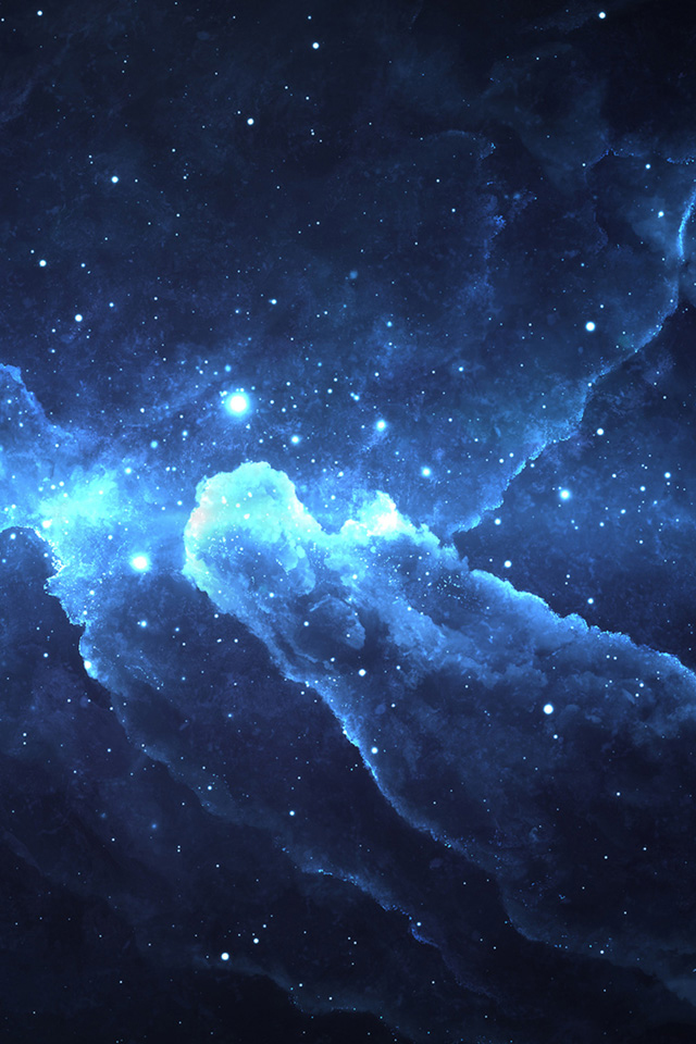 Blue Nebula Wallpaper