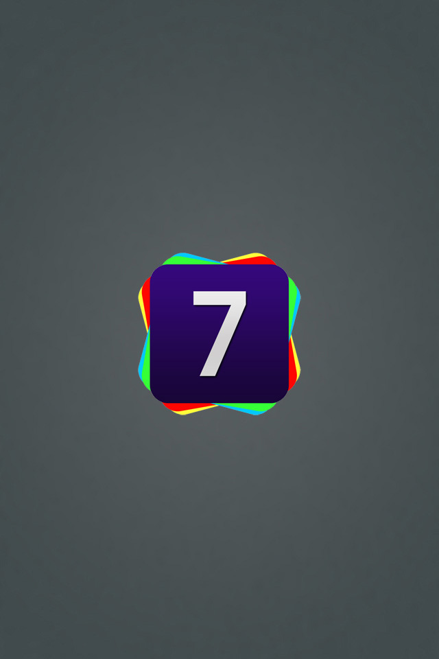 iOS 7 Logo Wallpaper