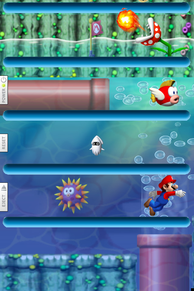 Mario Shelf Wallpaper