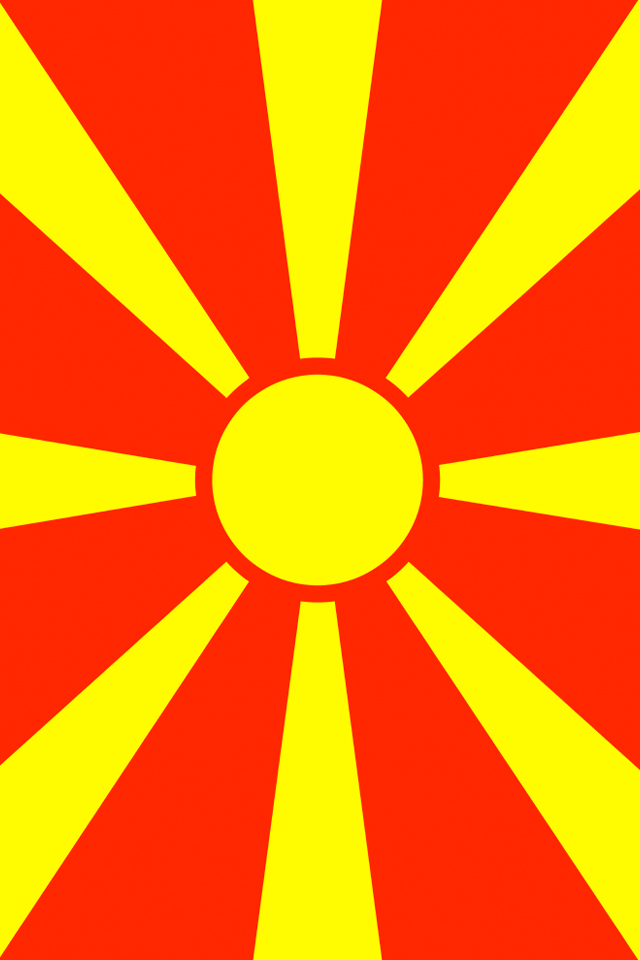 Macedonia Flag Wallpaper