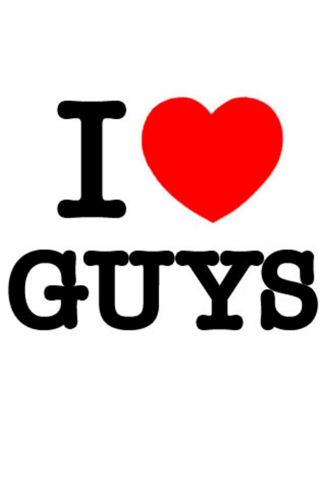 I Love Guys Wallpaper