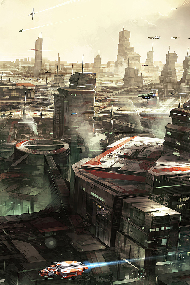 Scifi City Wallpaper