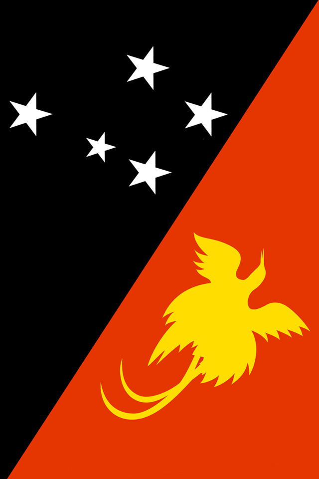 Papua New Guinea Flag Wallpaper