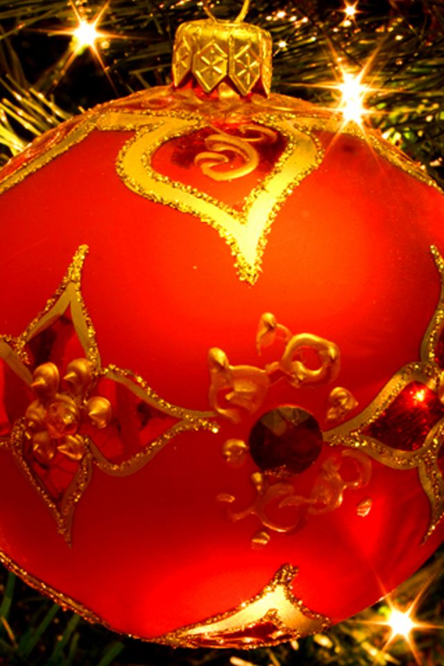 Christmas Ball Ornament Wallpaper