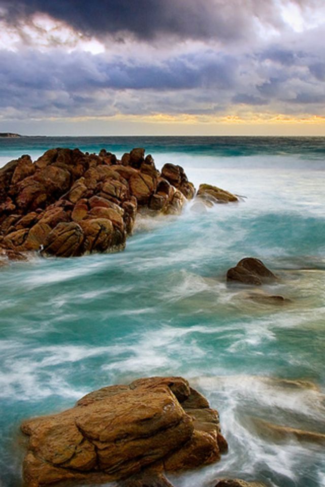 Rocky Shore Wallpaper