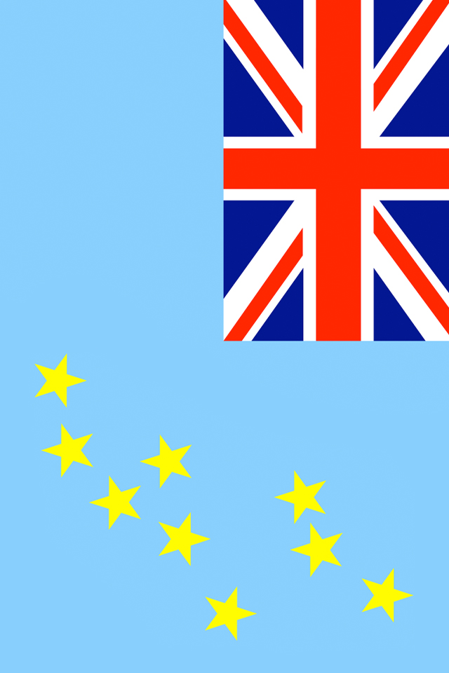 Tuvalu Flag Wallpaper