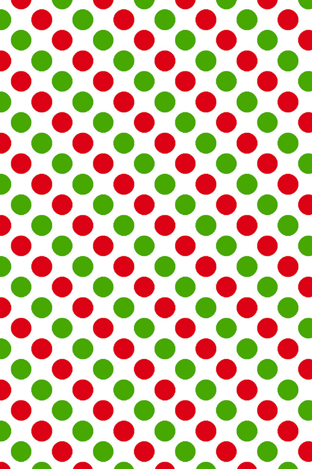 Polka Dots Christmas Wallpaper