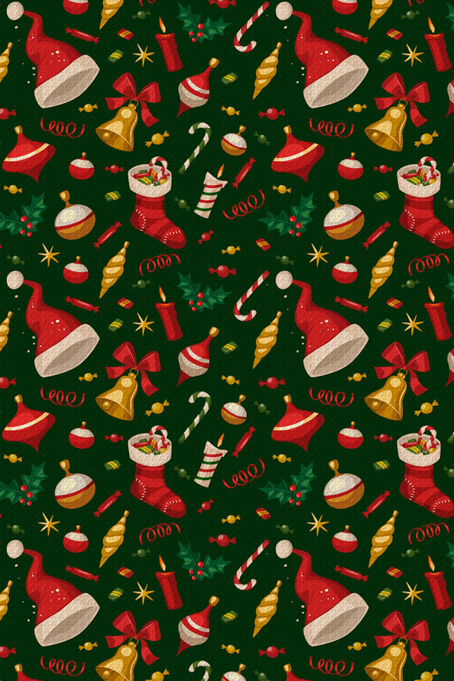 Christmas Pattern Wallpaper