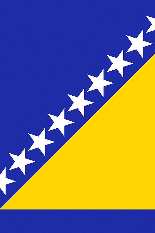 Bosnia and Herzegovina Flag Wallpaper