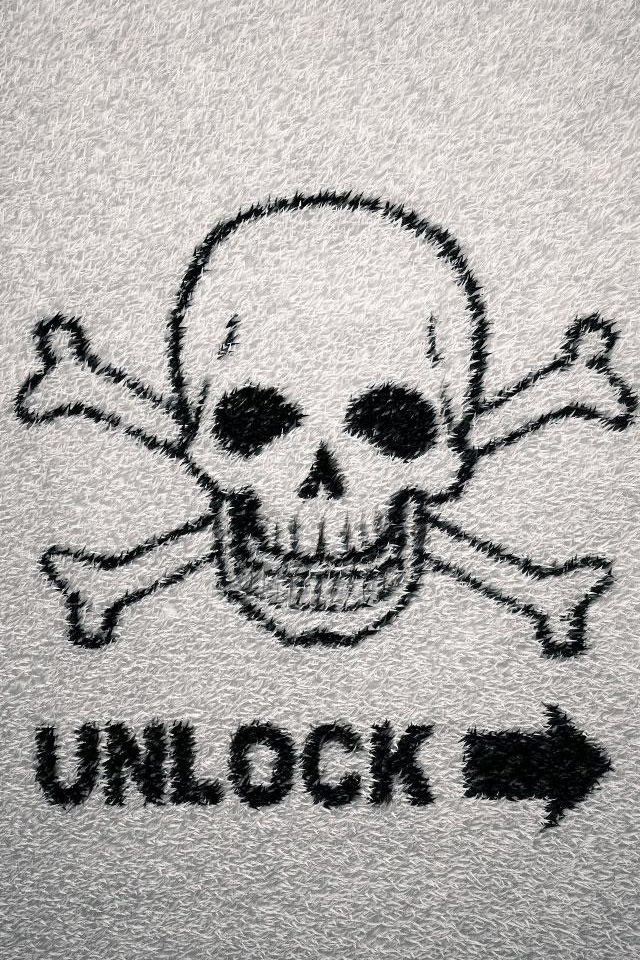 Unlock Skull Wallpaper