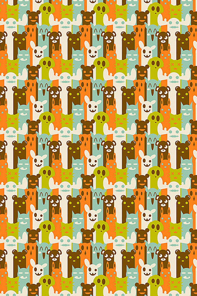 Animals Pattern Wallpaper