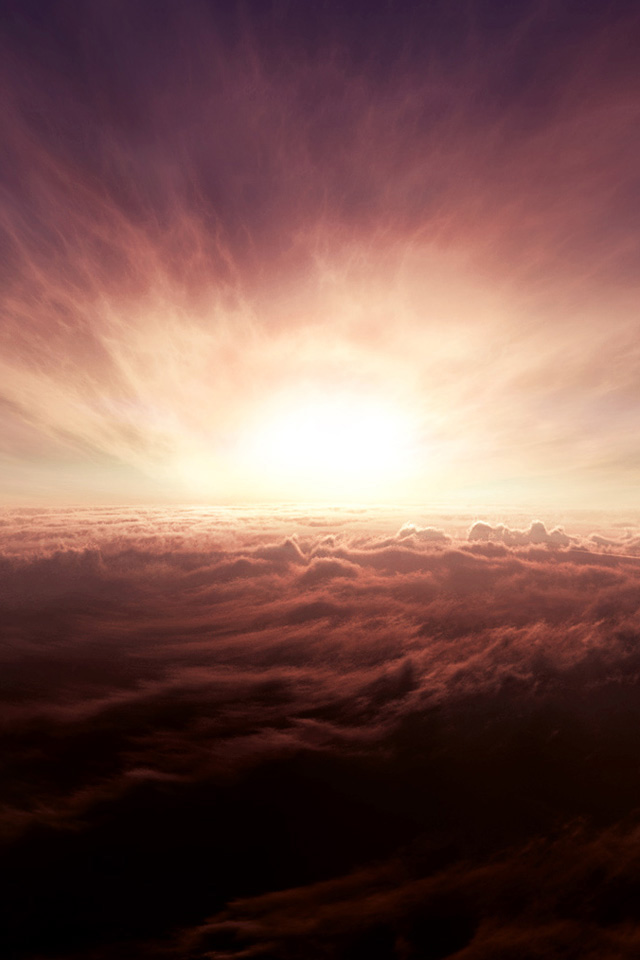 Sun and Clouds Wallpaper