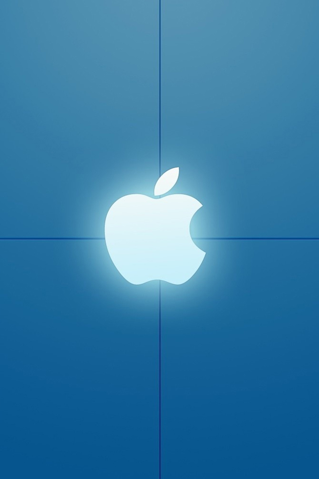 Apple Blue Wallpaper