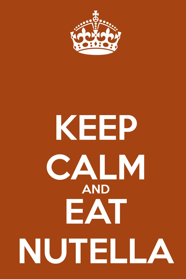 Keep Calm Nutella Wallpaper