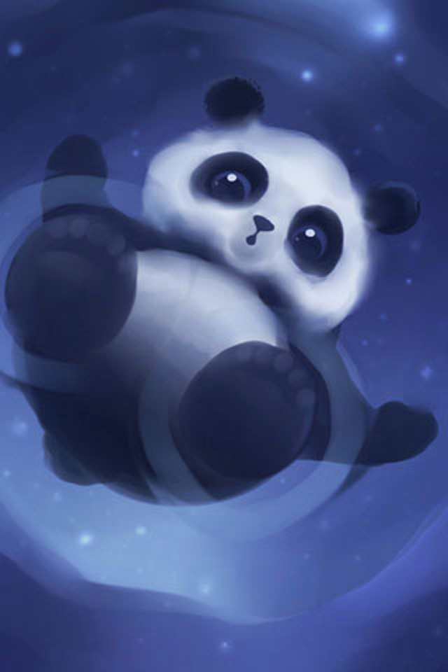 Floating Panda Wallpaper