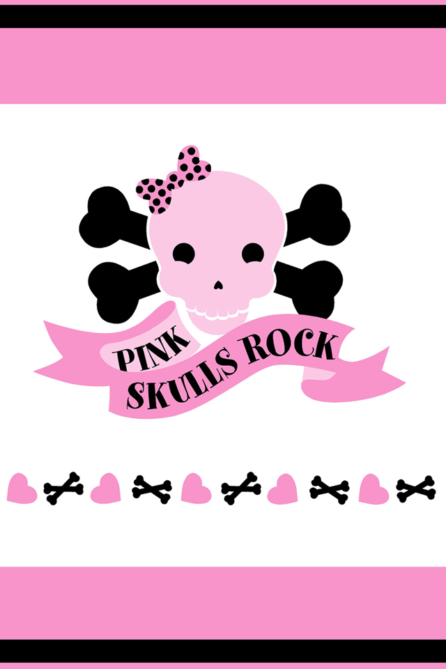 Girly Skull Wallpaper