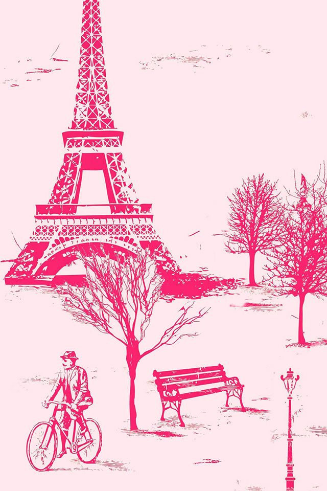 Paris Drawing Wallpaper