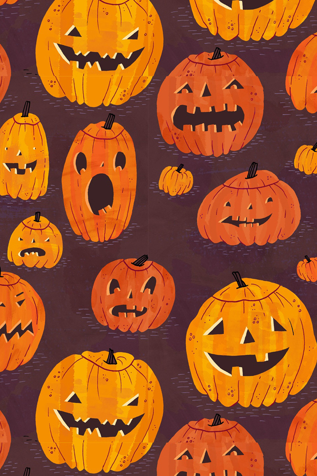 Pumpkin Pattern Wallpaper