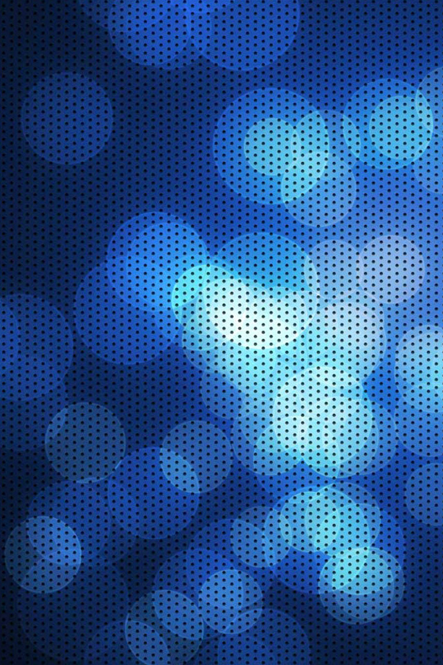 Blue Bokeh Wallpaper