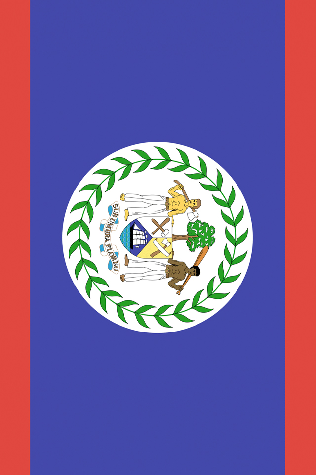 Belize Flag Wallpaper