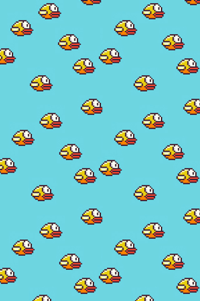 Flappy Bird Pattern Wallpaper