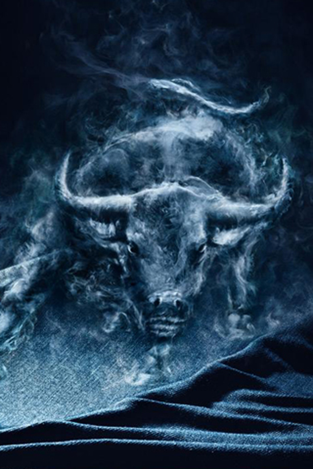 Bull Smoke Wallpaper