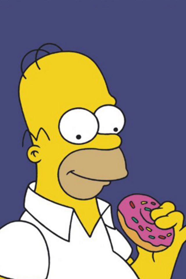 Homer Donut Wallpaper