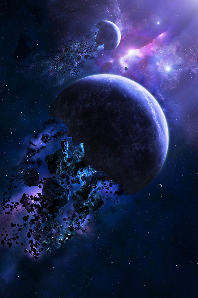 Planet Destruction Wallpaper