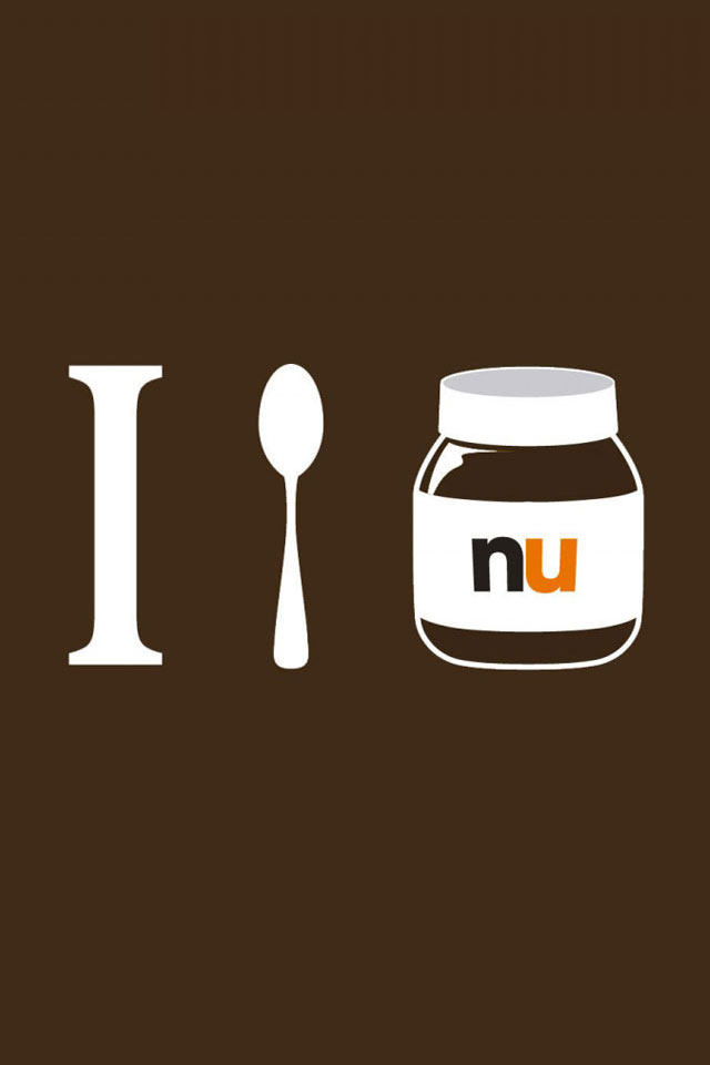 I Love Nutella Wallpaper