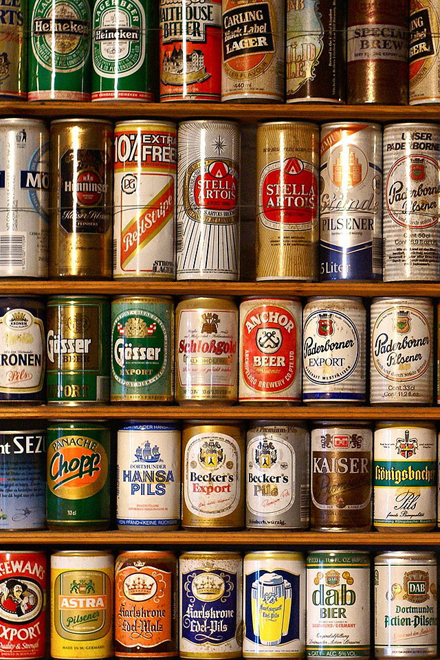 Beer Cans Wallpaper