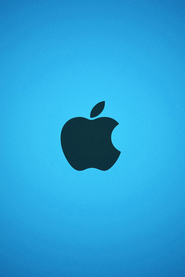 Apple Blue Wallpaper