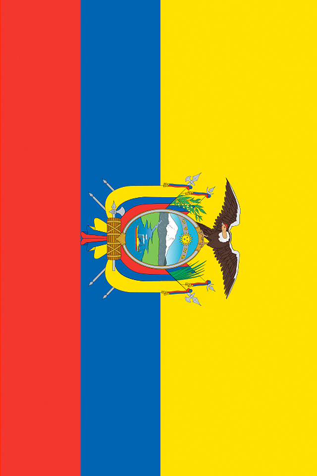 Ecuador Flag Wallpaper