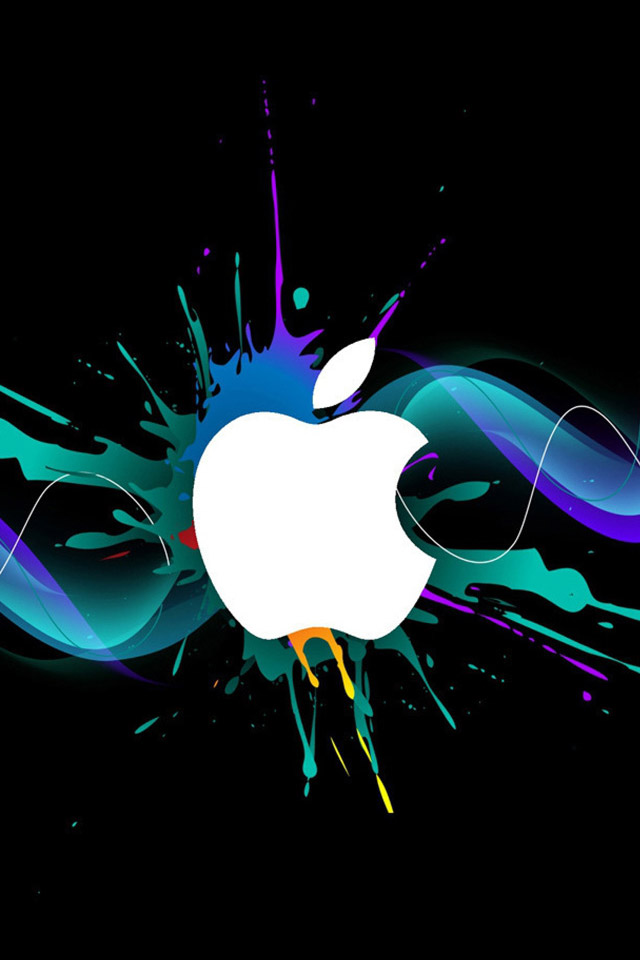 Apple Waves Wallpaper