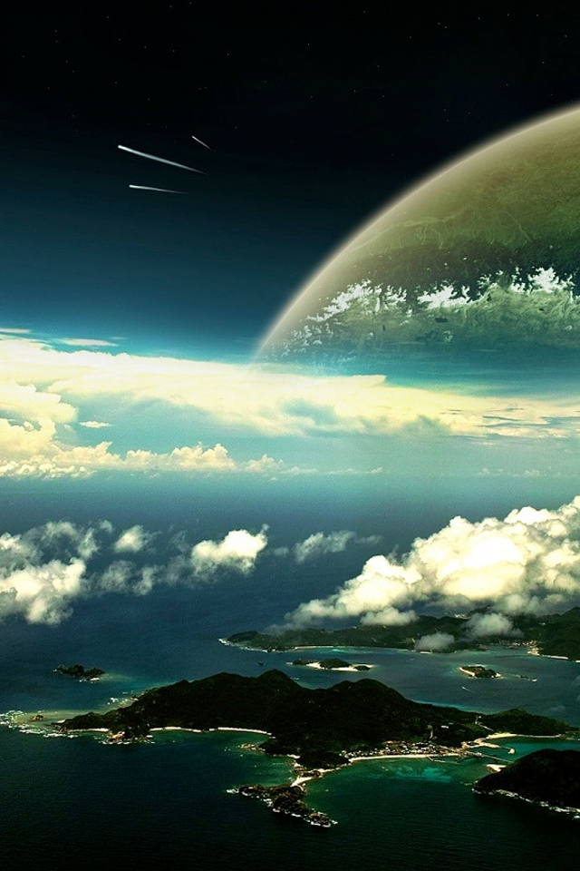 Outside the Planet Wallpaper