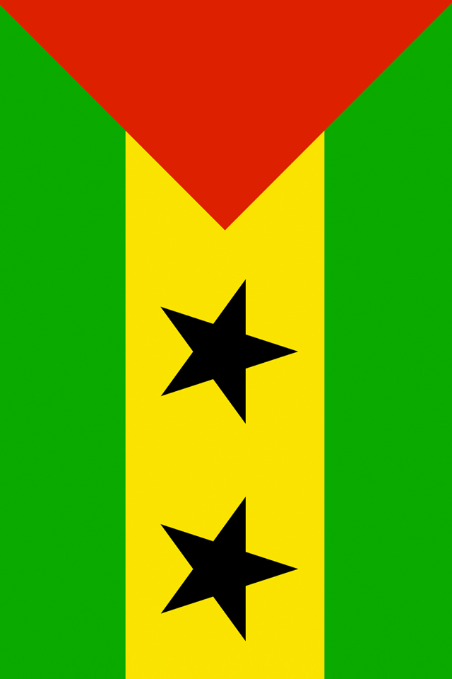 Sao Tome and Principe Flag Wallpaper