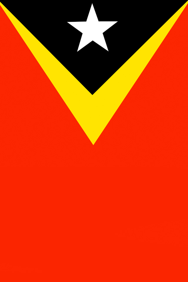 East Timor Flag Wallpaper