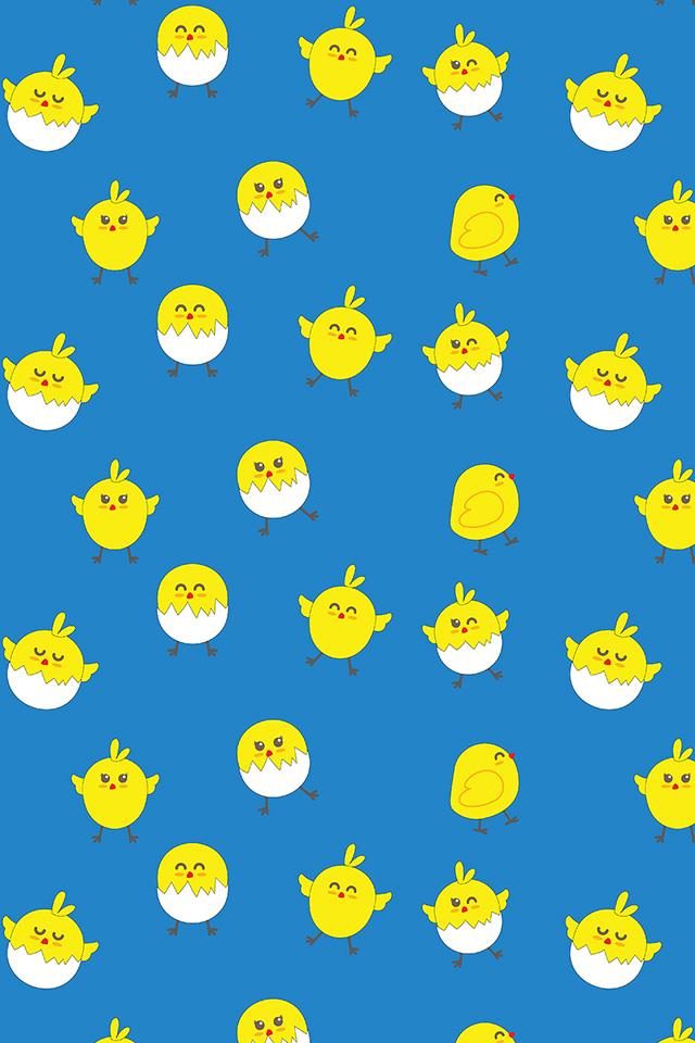 Chicken Blue Wallpaper