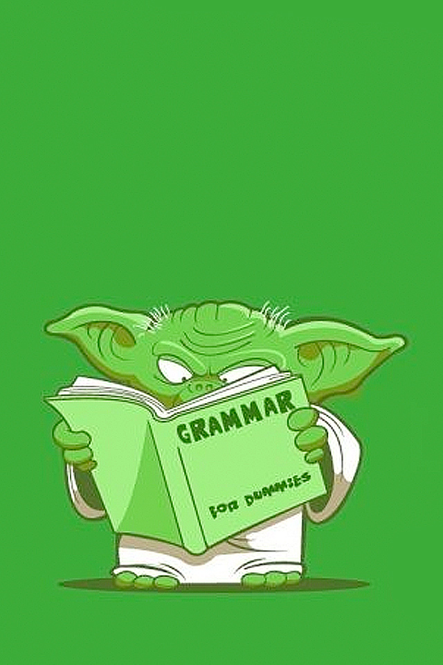 Yoda Grammar Wallpaper