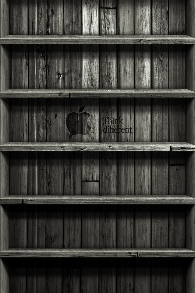 iPhone 5 Shelf Wallpaper