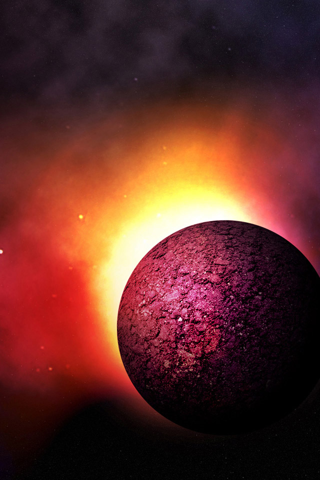 Purple Planet Wallpaper