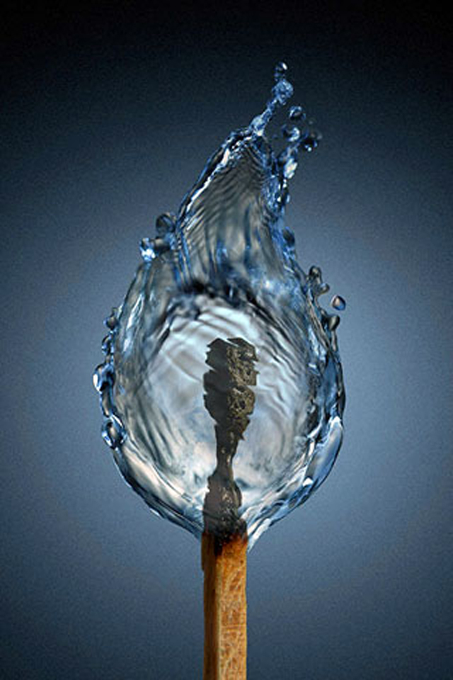 Water Flame Wallpaper